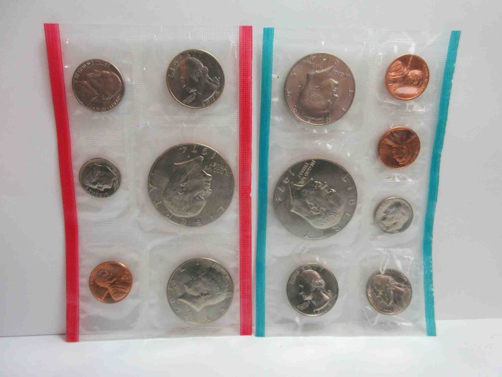 1974-P&D US Mint set
