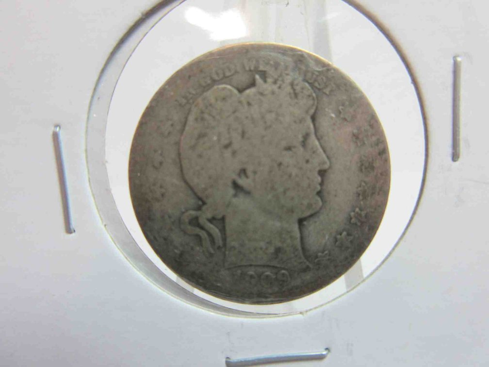 1909 Barber quarter