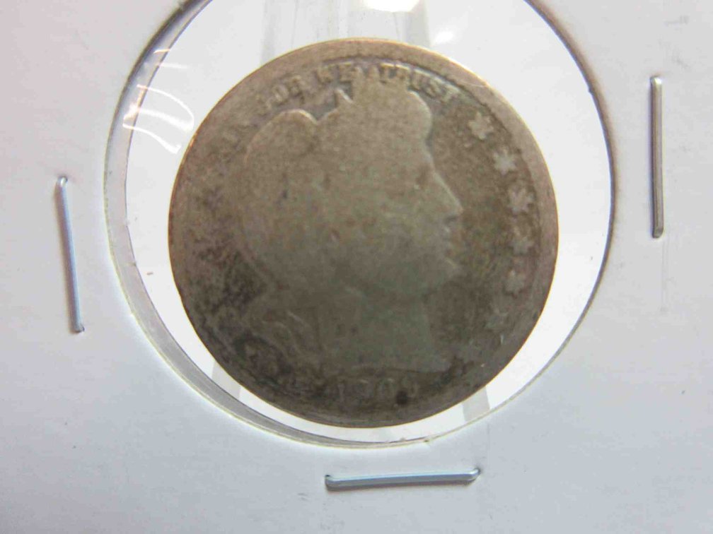1909 Barber quarter
