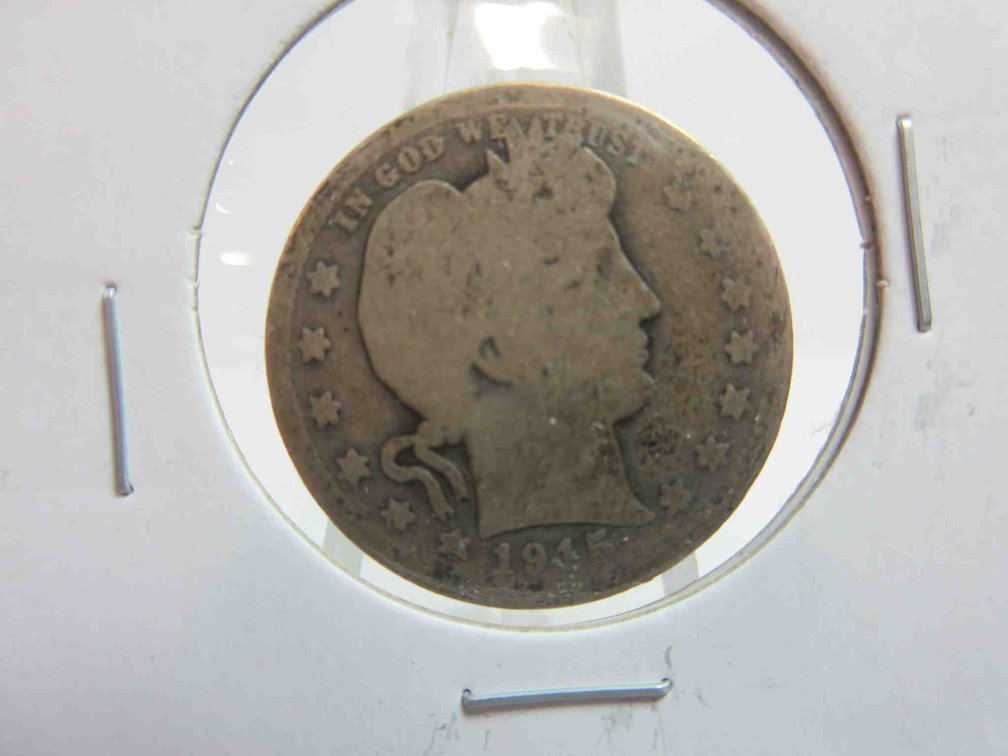 1915-D Barber quarter