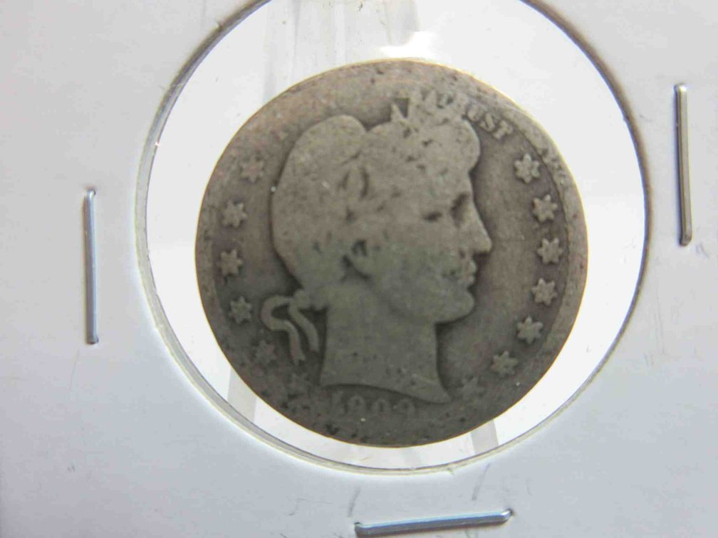 1909 Barber quarter
