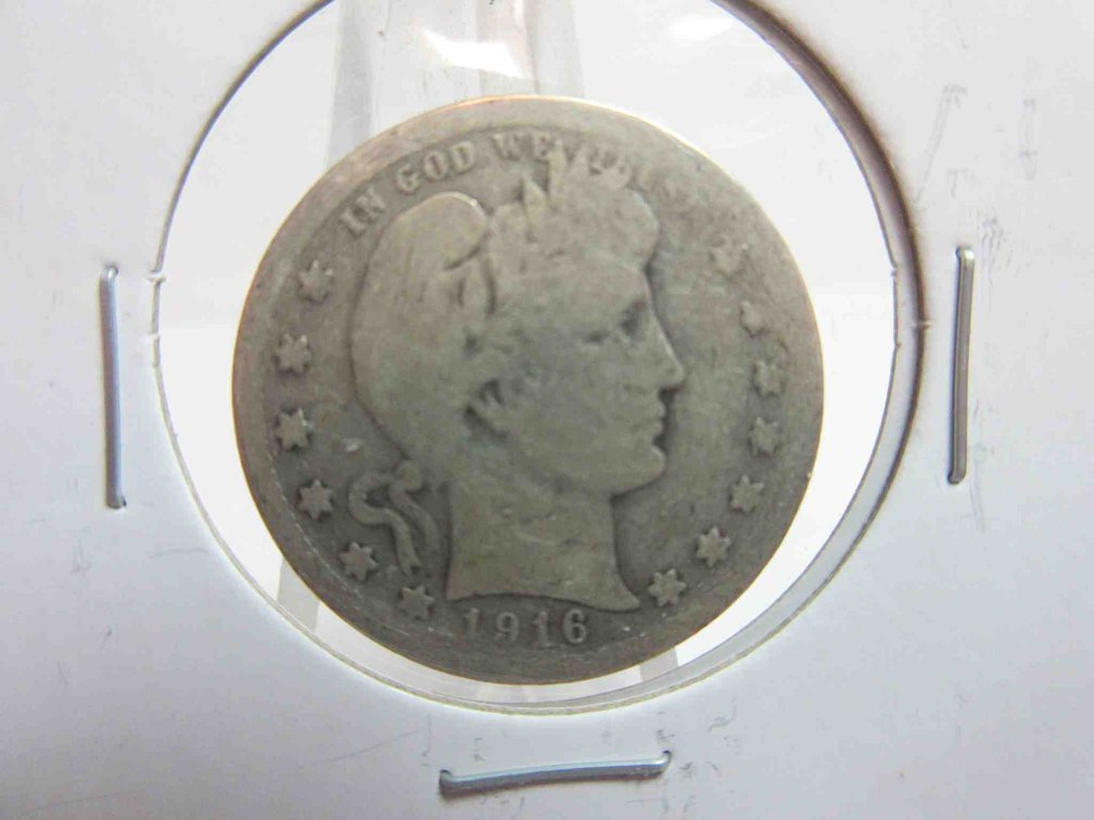 1916-D Barber quarter