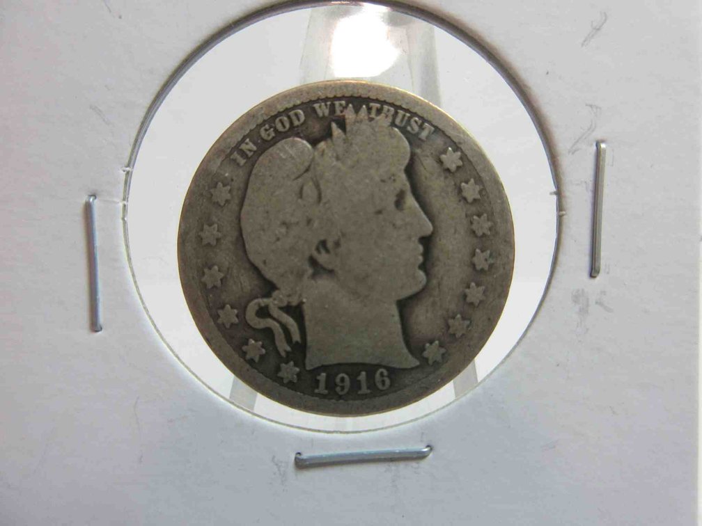 1916-D Barber quarter