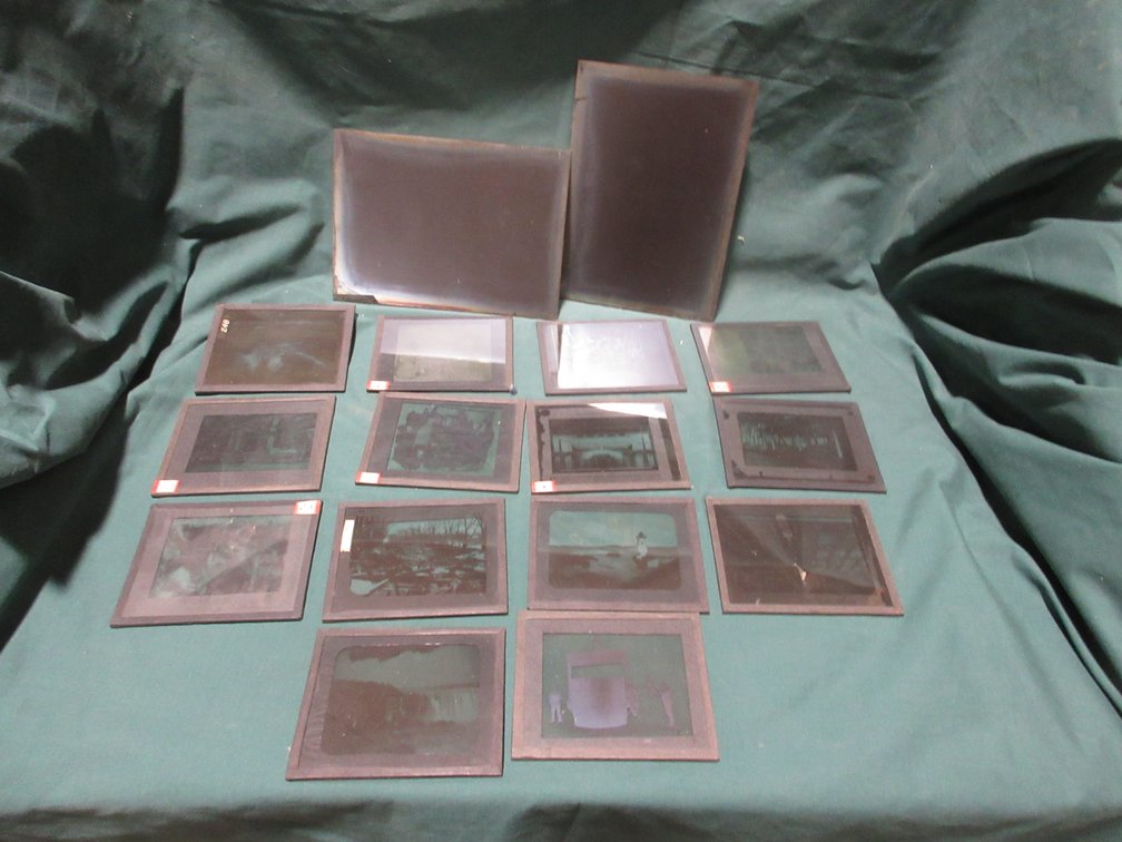 Vintage glass photo prints
