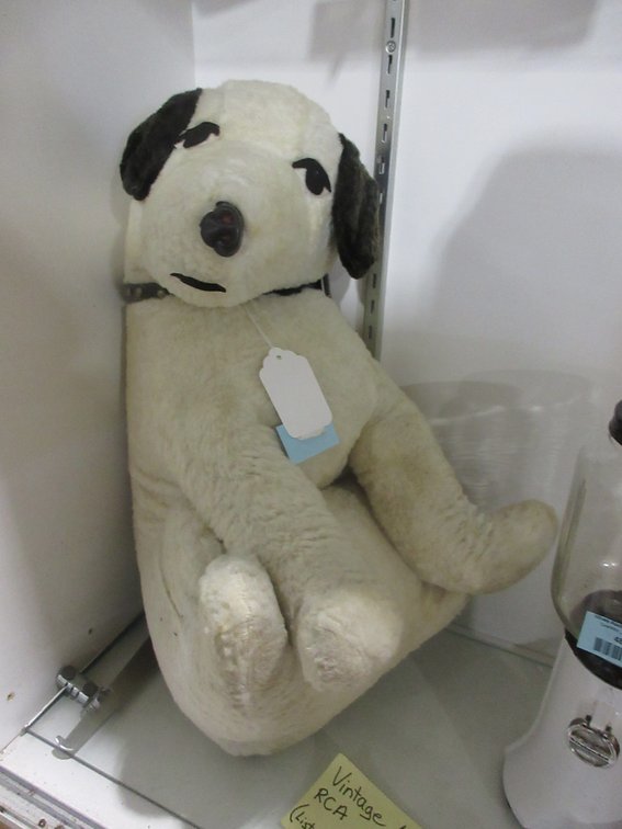 Vintage RCA stuffed animal Mascot "Nipper"