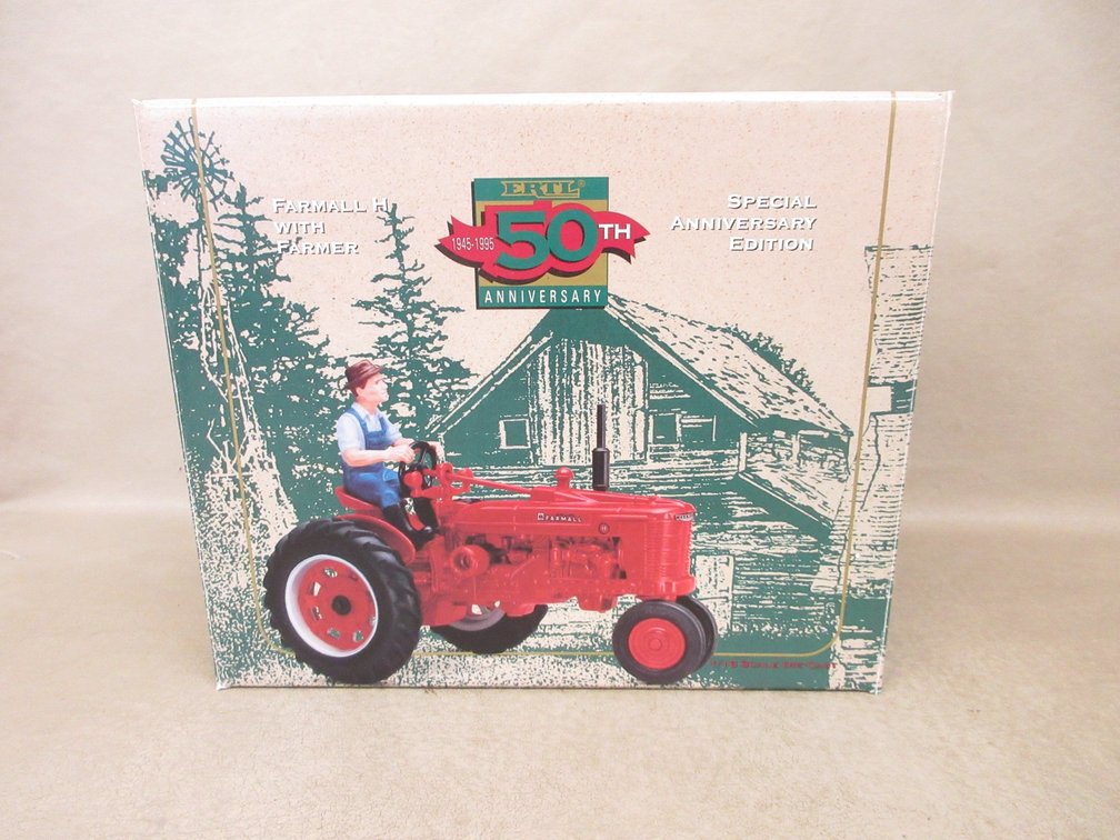 Ertl die cast Farmall H with Farmer Special Anniversary Edition tractor