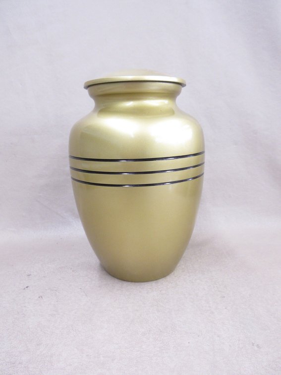 Gold-tone urn