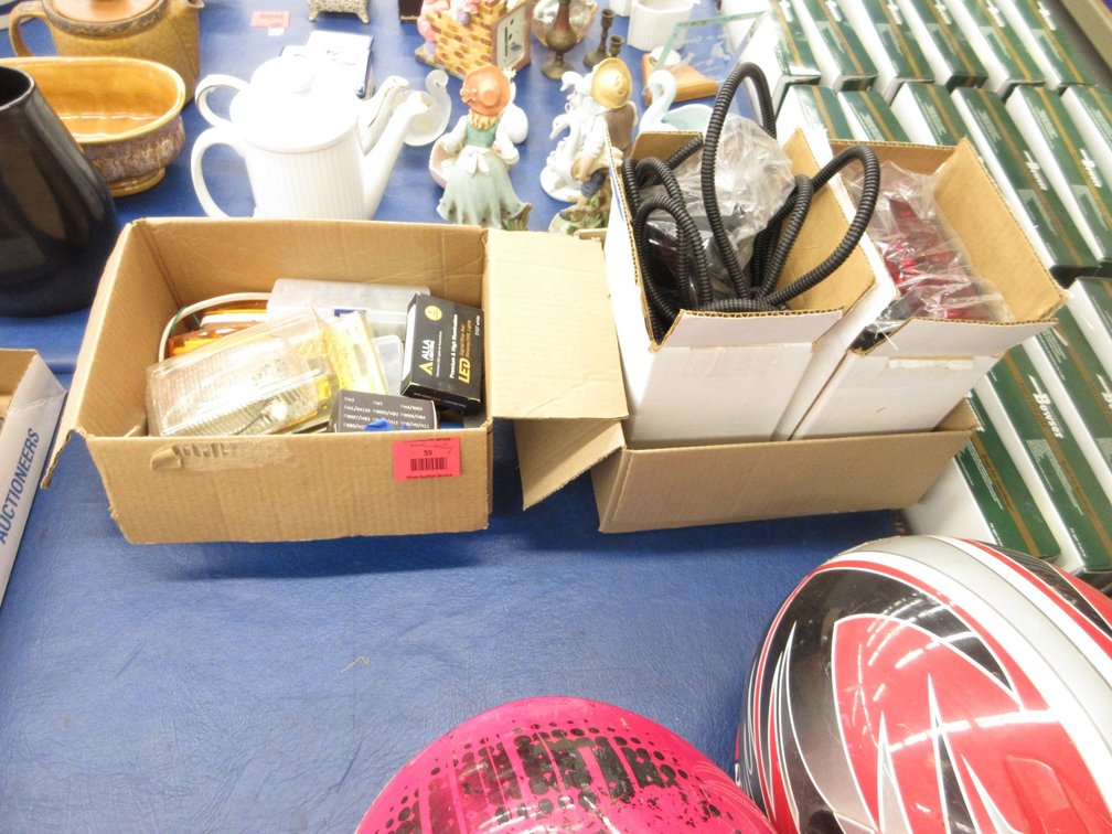 (2) Boxes auxiliary light items