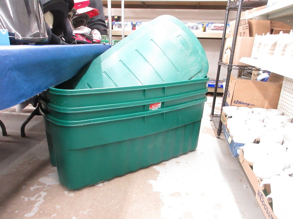 (3) 40"L Totes
