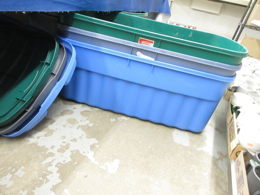 (3) 54-Gallon totes