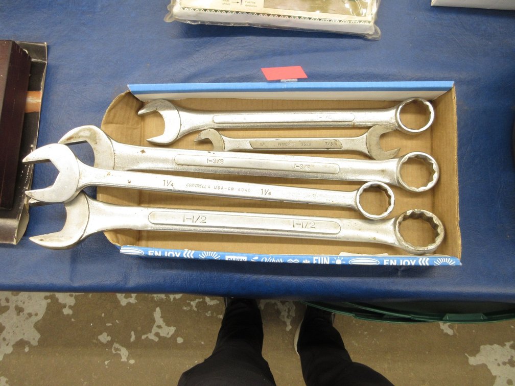 (5) Open and Box End wrenches