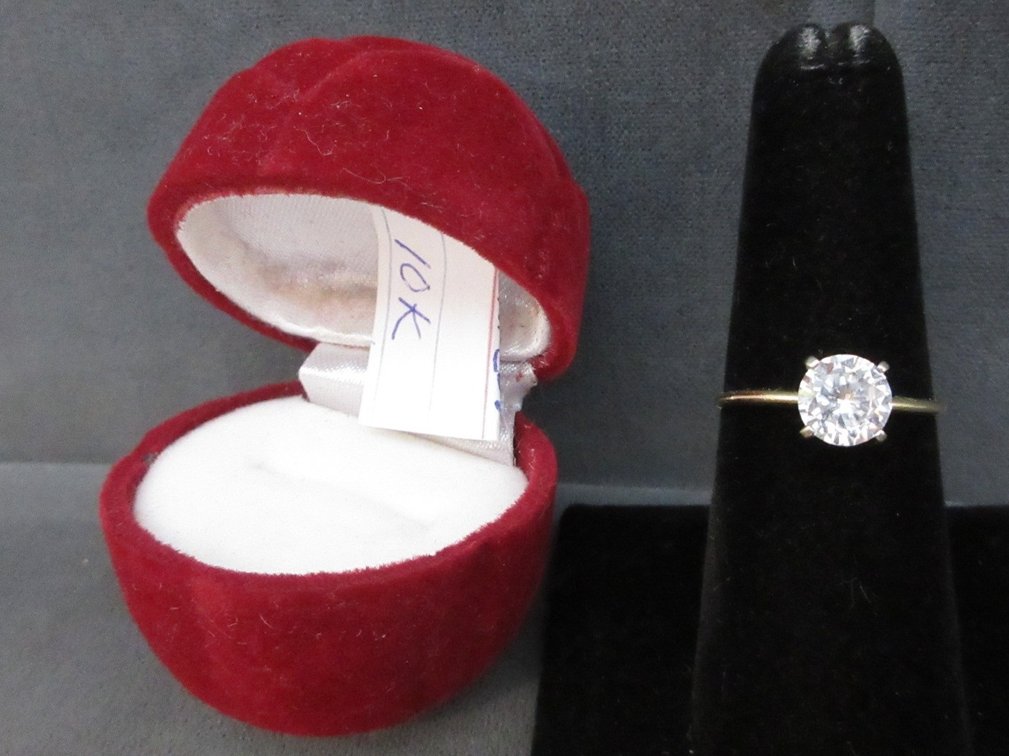 CZ Solitaire ring