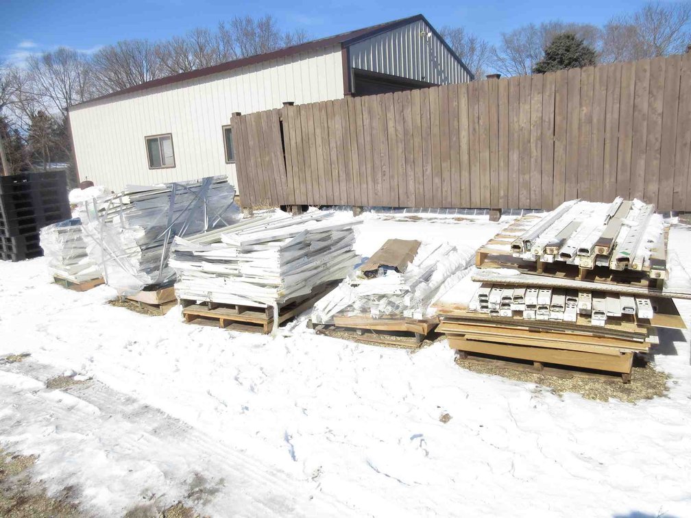 Large assortment of store shelving