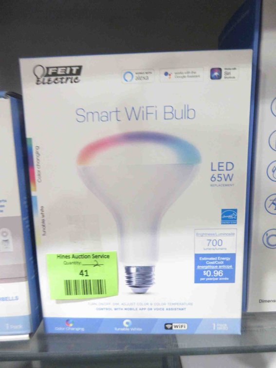 (2) Feit Electric smart Wi-Fi bulb