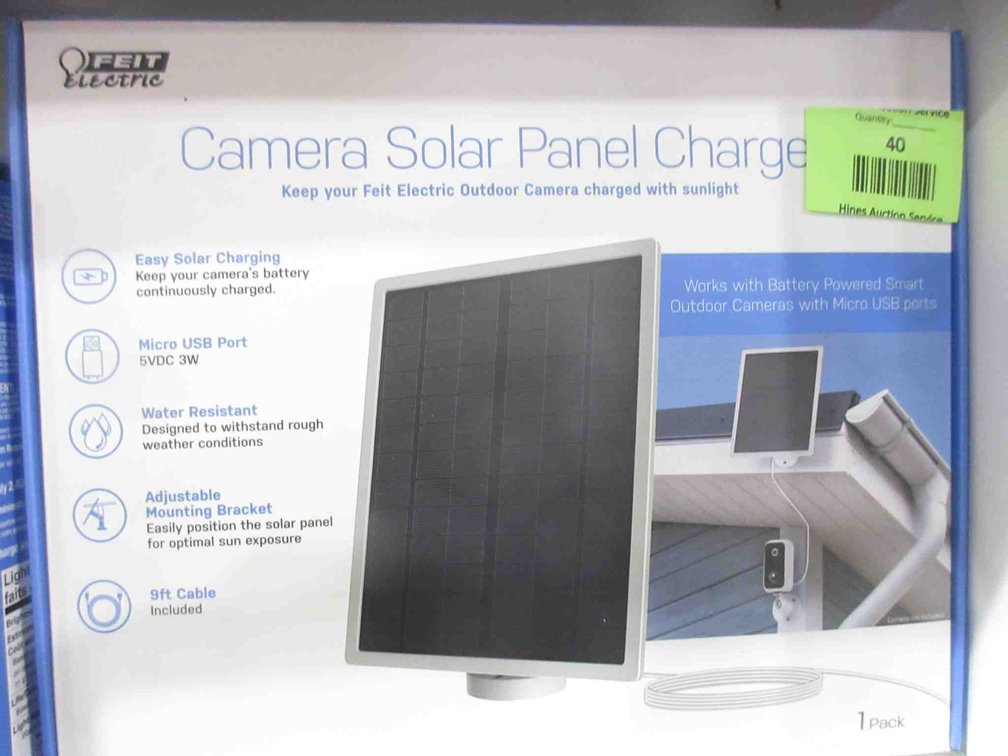 Feit Electric camera solar panel charger