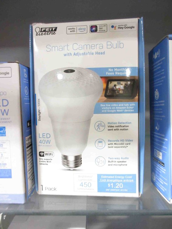 Feit Electric smart camera bulb
