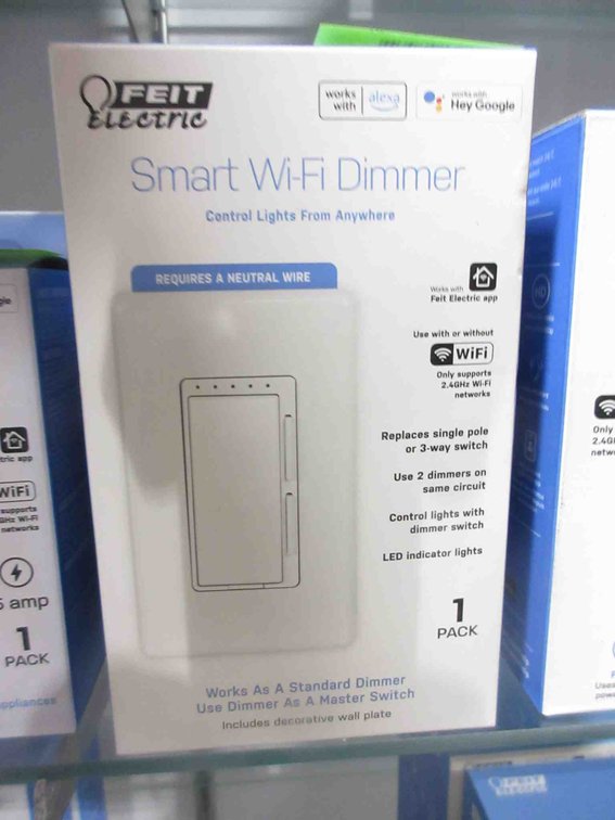 (2) Feit electric smart WiDi dimmers