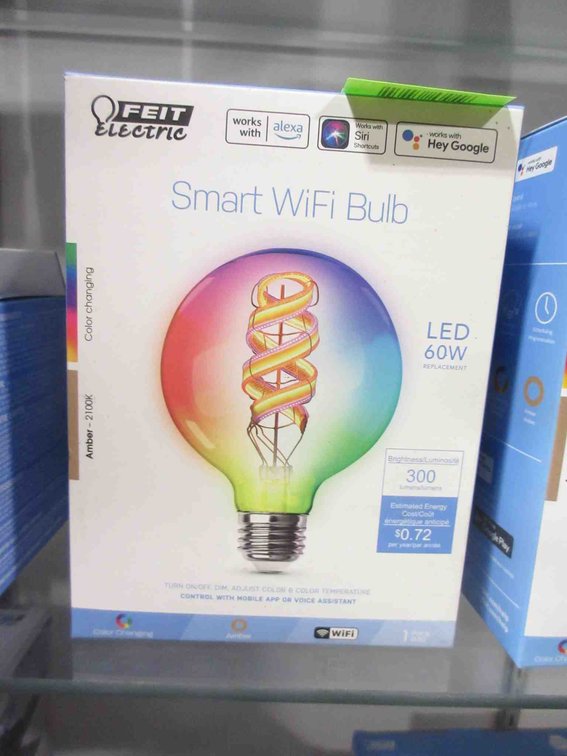(2) Feit Electric smart Wi-Fi bulb