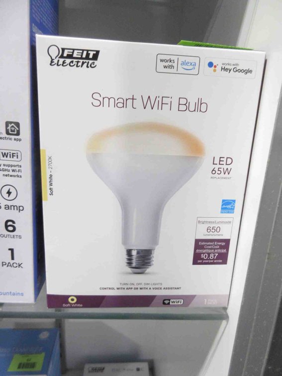 (2) Feit Electric smart Wi-Fi bulb