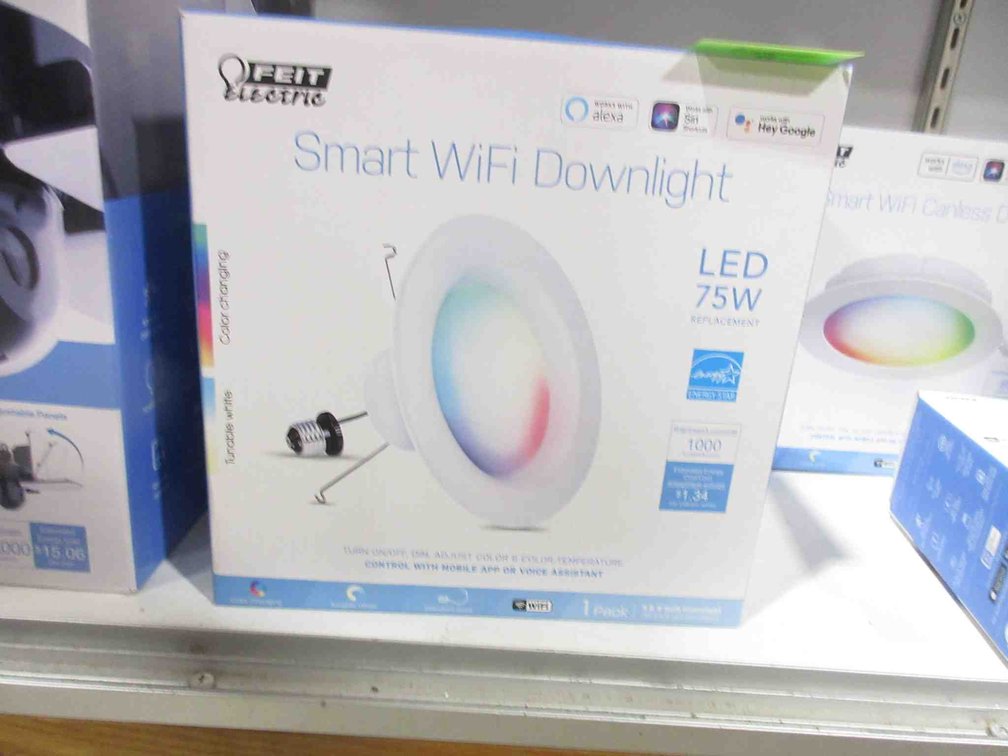 (2) Feit Electric smart Wi-Fi downlight