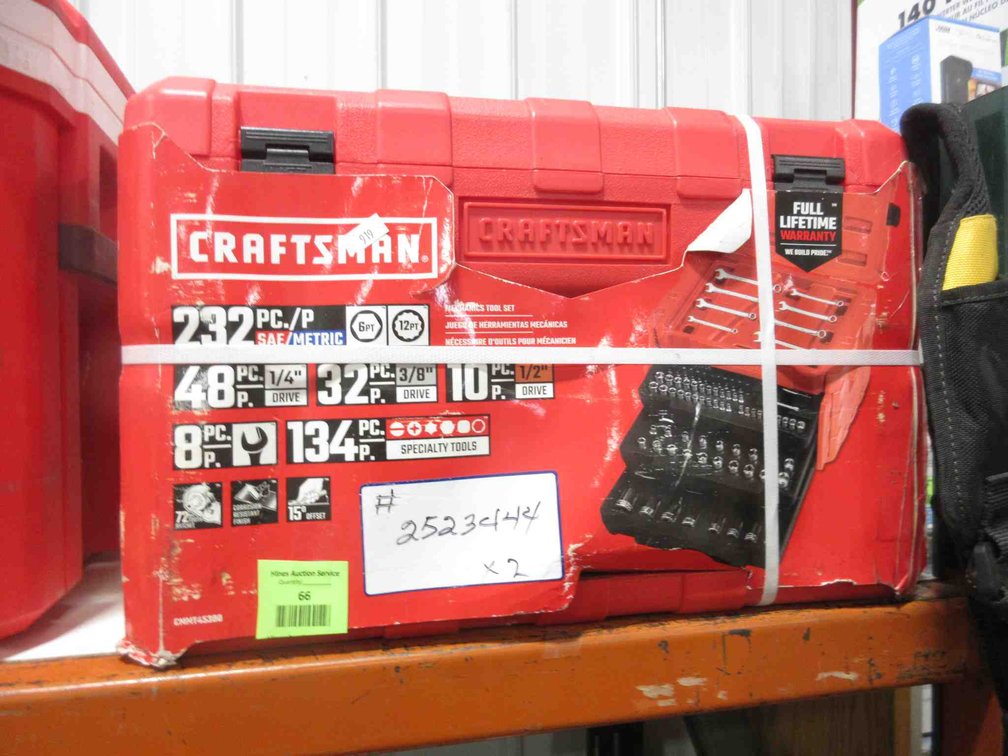 Craftsman 232-piece socket and wrench set