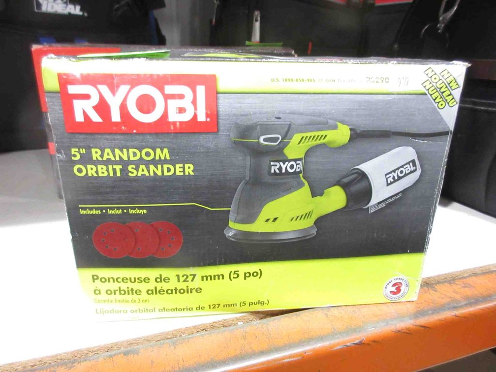 Ryobi 5" random orbit sander