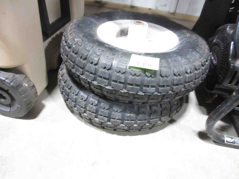 (2) Tires on rims