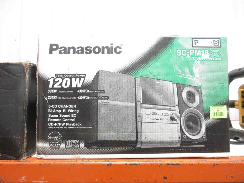 Panasonic CD stereo system