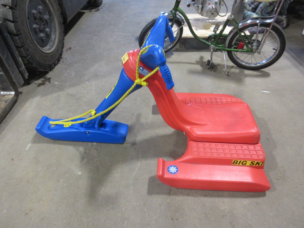 Big Ski molded plastic sled