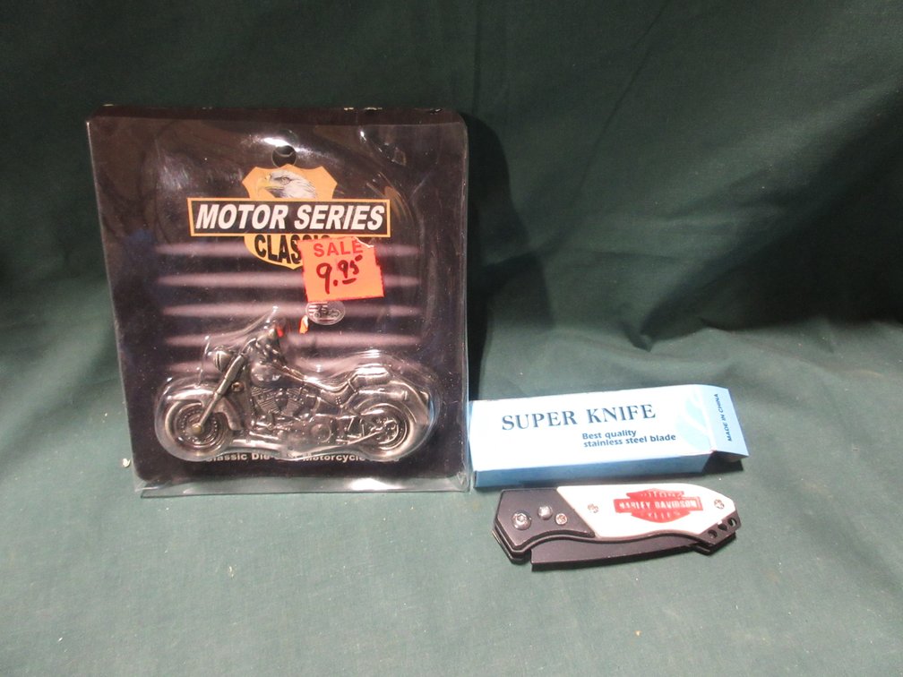 (2) Motorcycle collectible knives