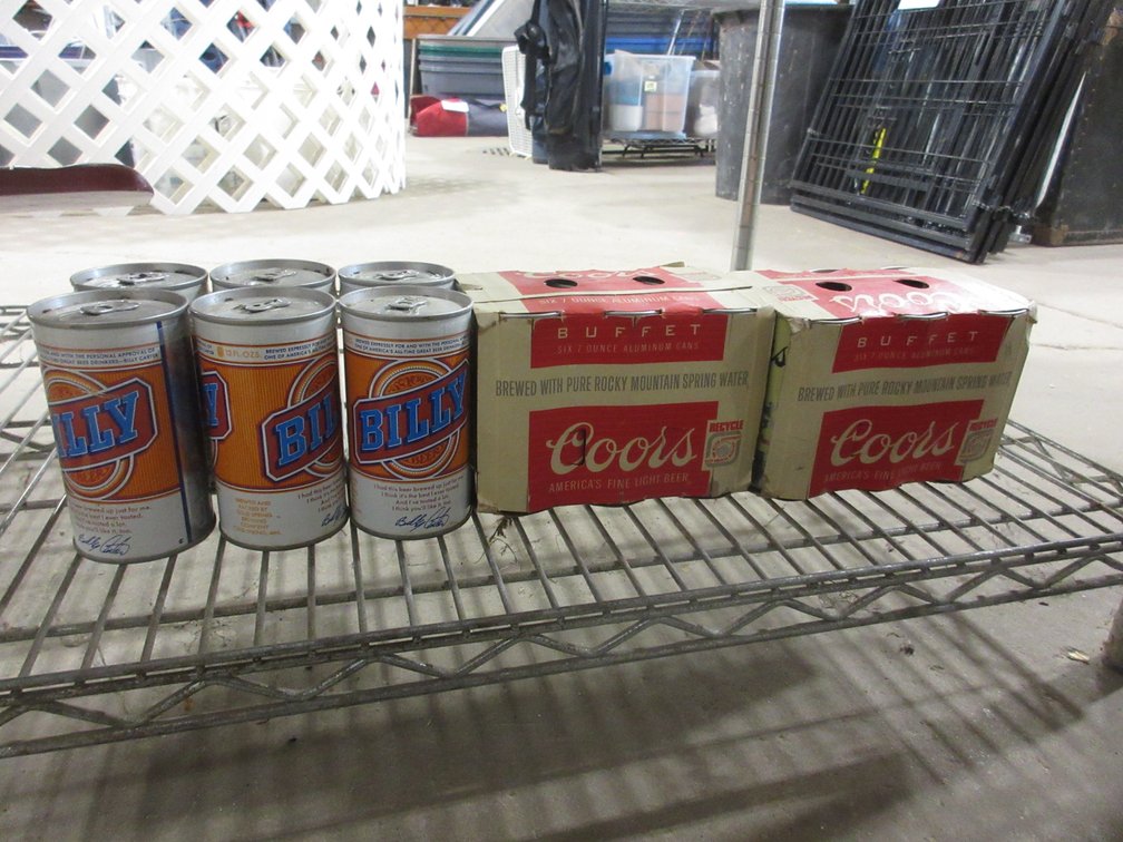 Collectible beer cans