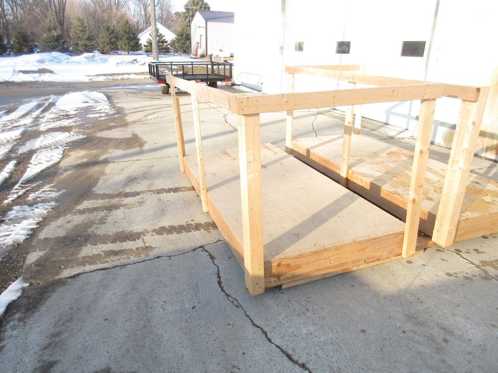 Wood platform