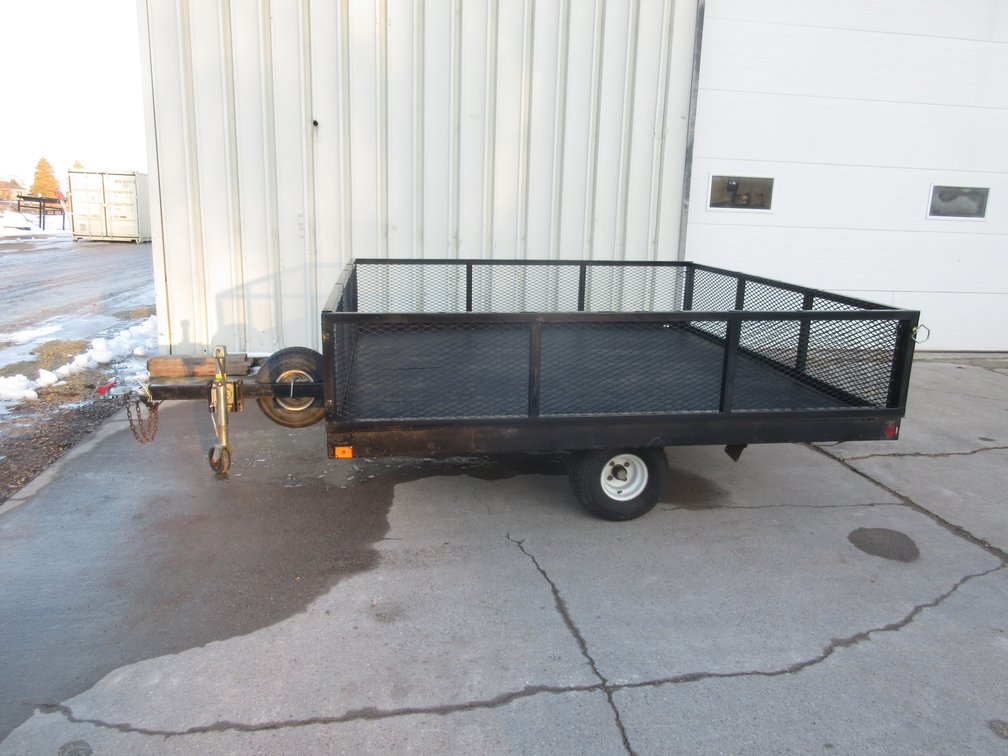 8' x 8' Steel tilting utility trailer