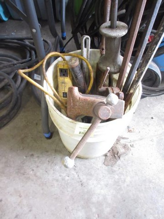 Pail of tools