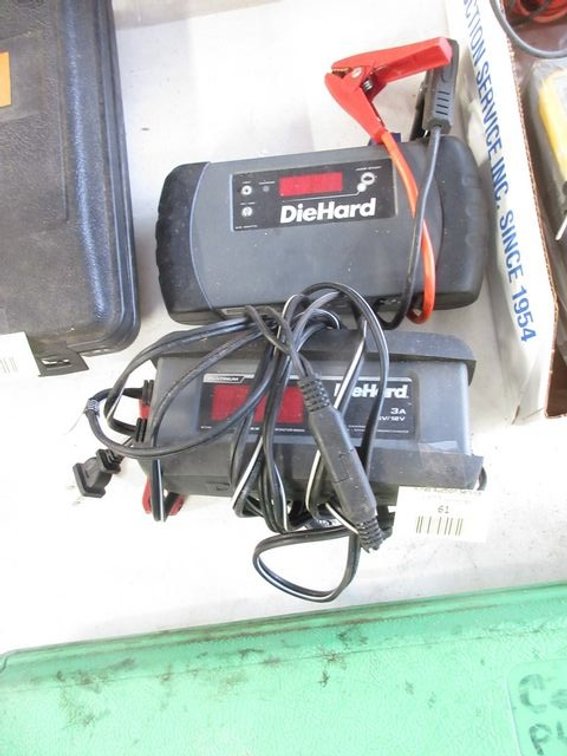 (2) Die Hard battery chargers