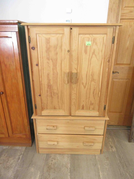 Pine wood armoire