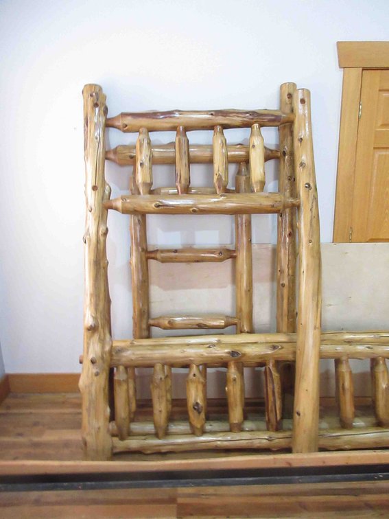 Montana Woodworks log loft bed
