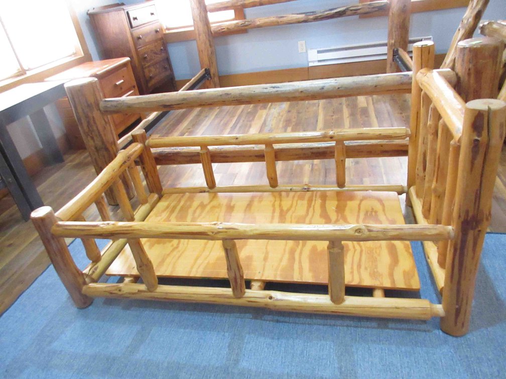 Montana Woodworks log child's bed