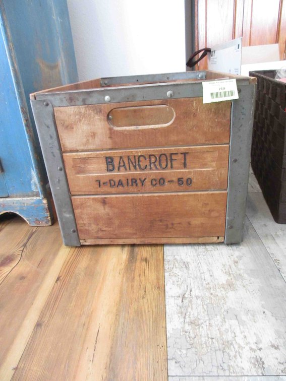 Bancroft Dairy Co wood crate