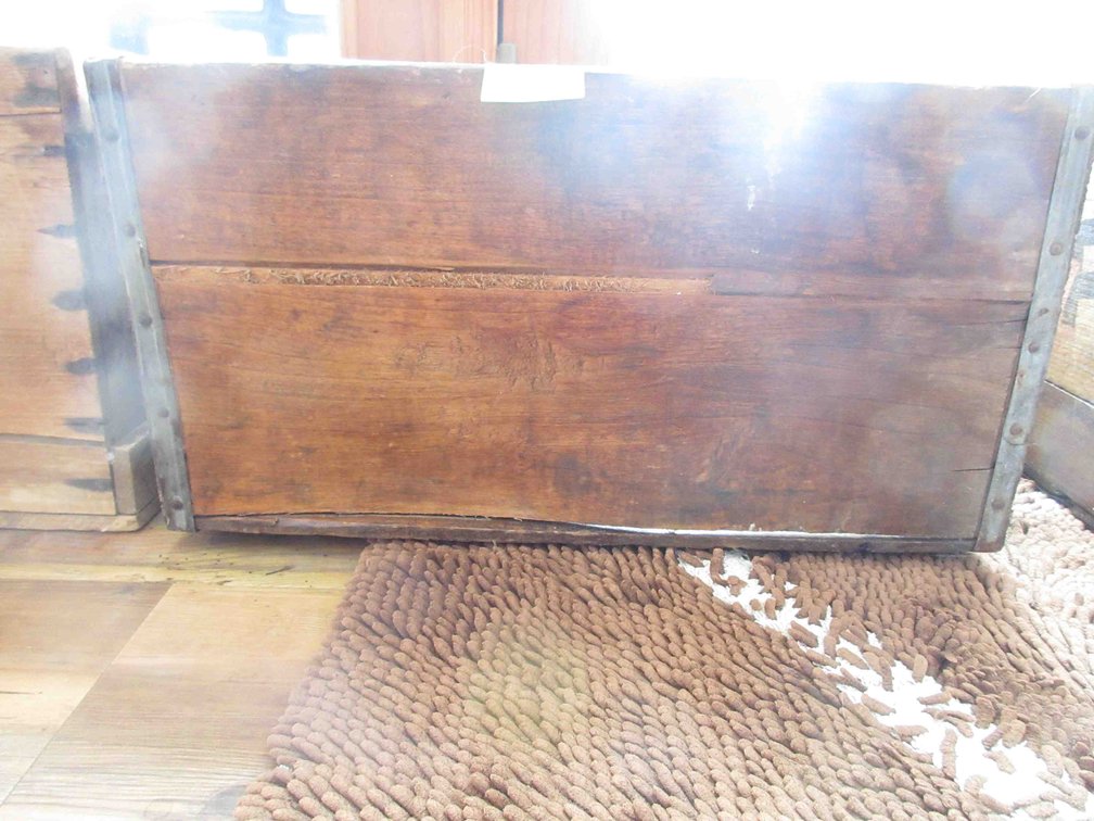 Meadow Gold antique wood crate