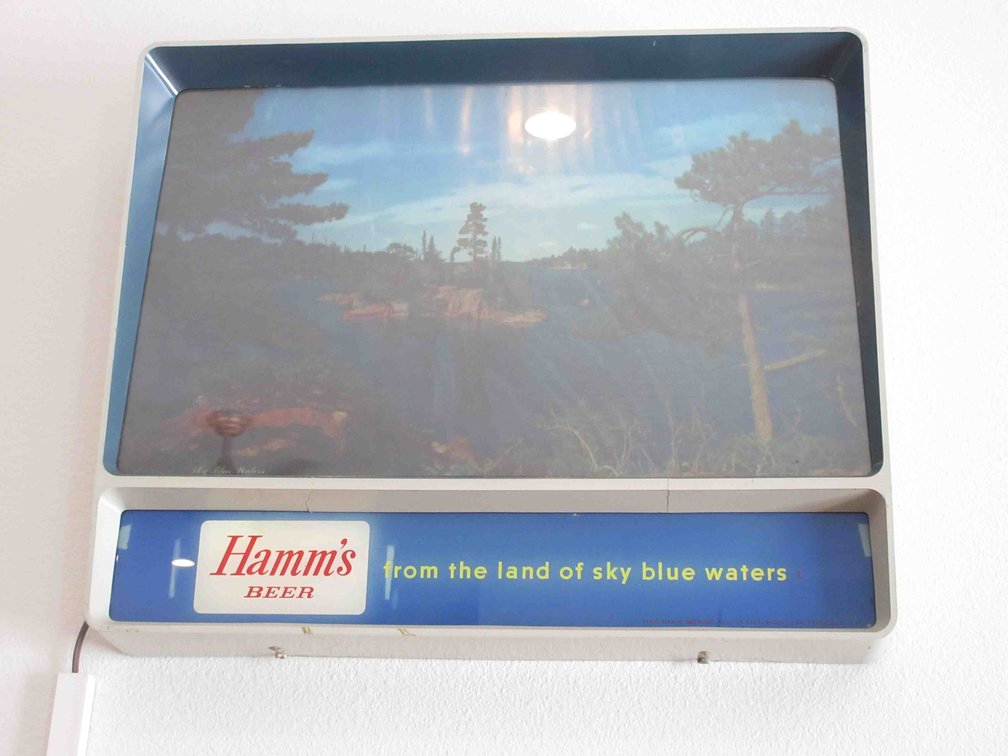 Hamm's Beer TV rippler sign
