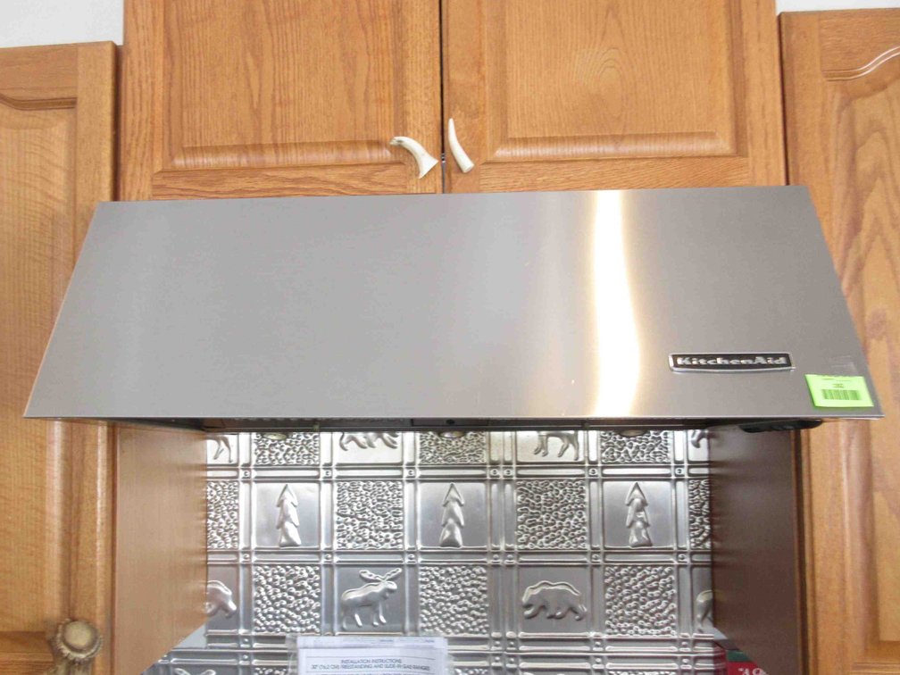 Kitchen Aid stainless range hood