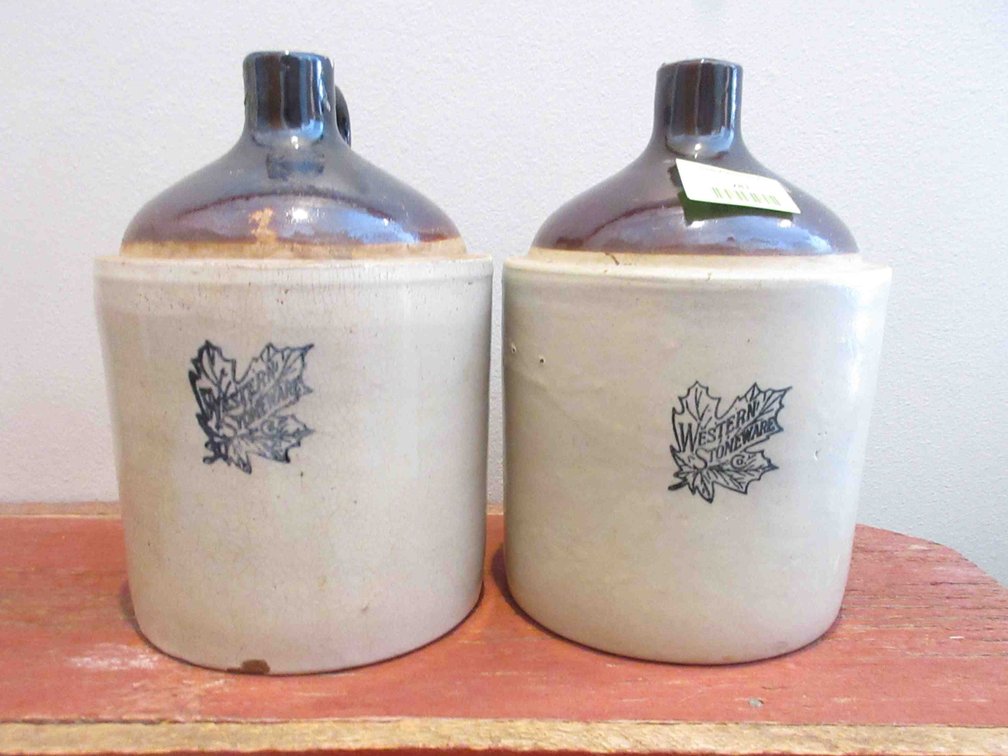 (2) Western Stoneware Co. shoulder jugs