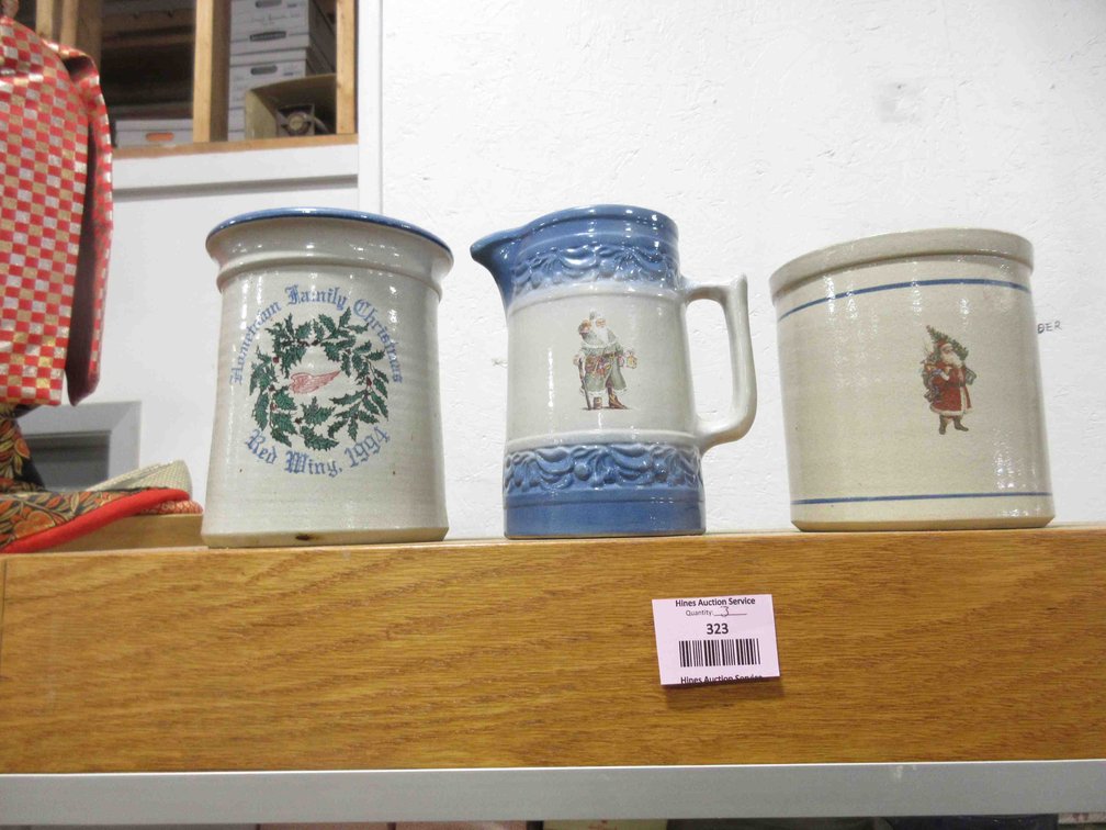 (3) Red Wing Stoneware Red Wing, Minn. Christmas commemoratives