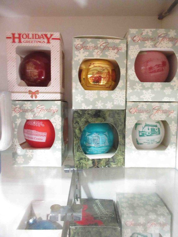 (6) Red Wing, Minnesota collectible Christmas ornaments