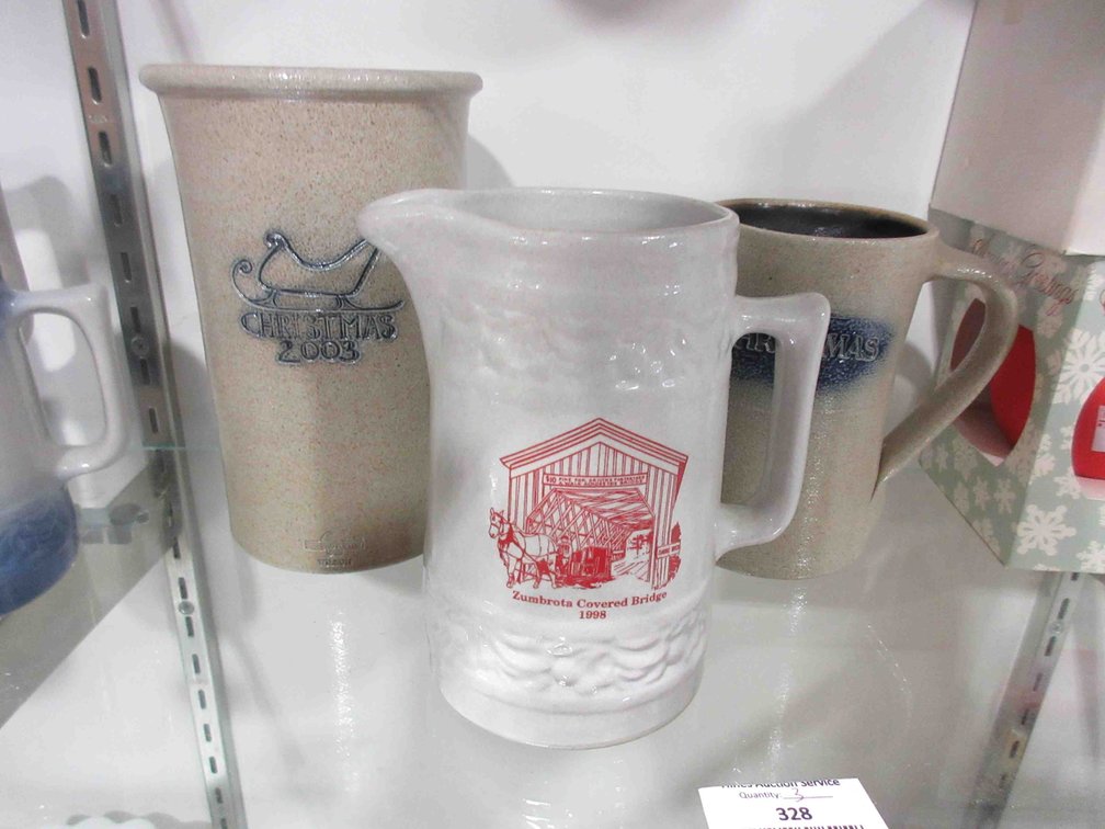 (3) Red Wing Stoneware collectibles