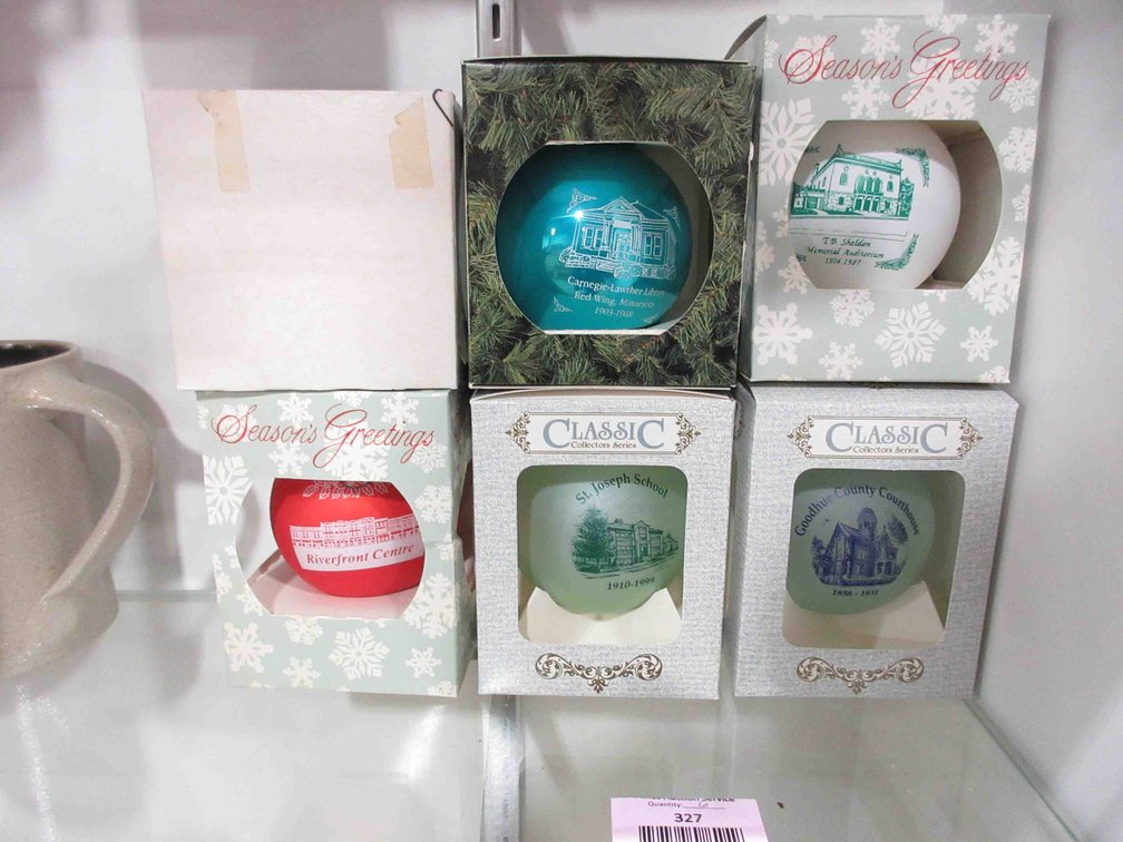 (3) Red Wing Stoneware Red Wing, Minn. Christmas commemoratives