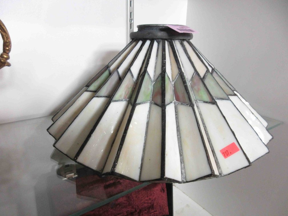 Stained glass lampshade