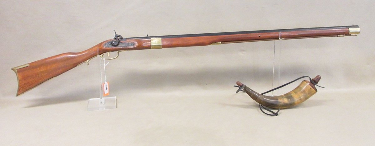 Spanish Kentucky black powder .45-caliber rifle