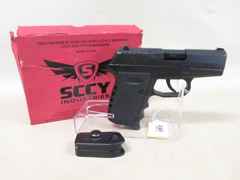 SCCY model CPX-2 9mm semi auto pistol (subject to transfer fee)